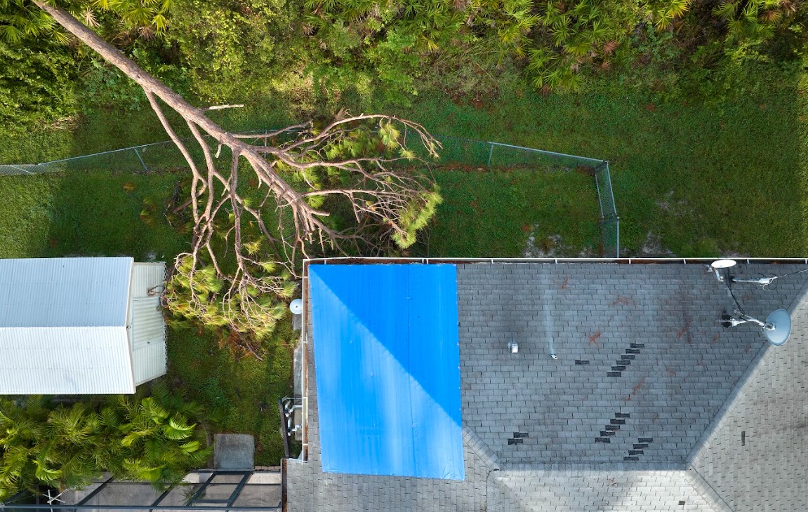 emergency roof tarping in Akron, OH